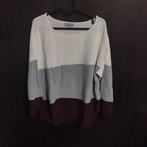 Cyrus color block sweater size XL